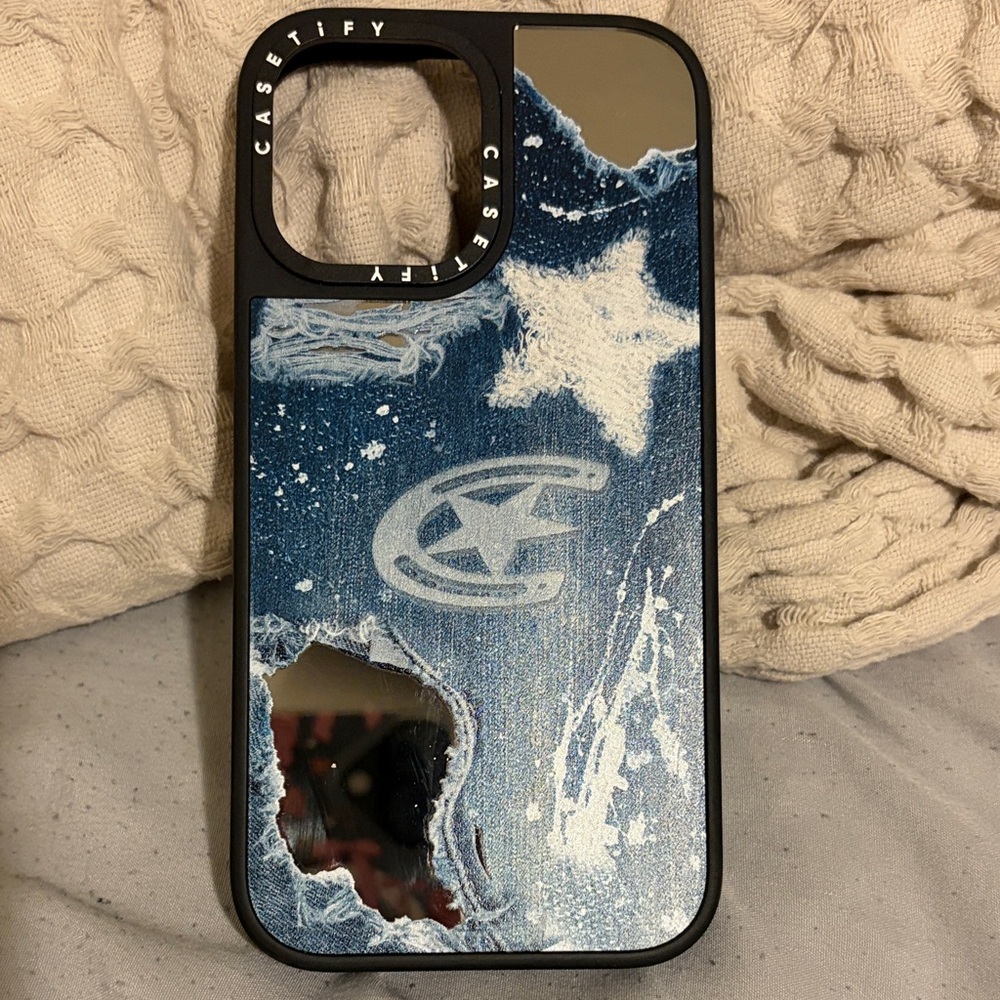 Casetify Iphone 16 Denim Star Mirror Phone Case